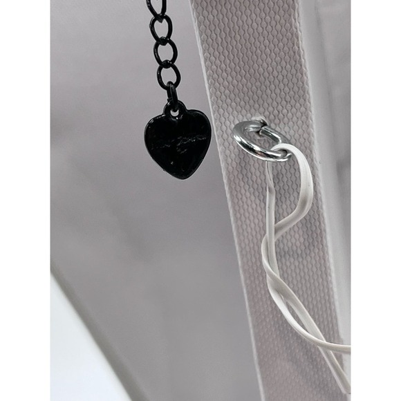 Betsey Johnson Dark Forest Triple Strand Gunmetal Necklace Fox Rabbit Charms - Picture 9 of 16